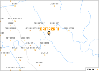 map of Baitarāni