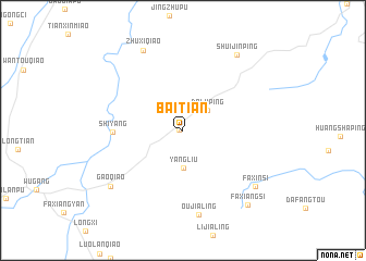 map of Baitian