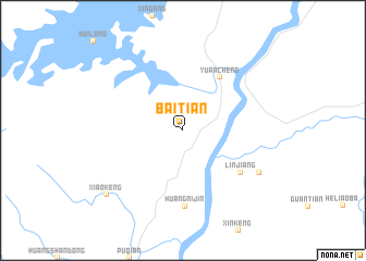 map of Baitian