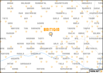 map of Baïti Dia