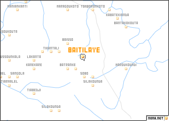 map of Baïtilaye