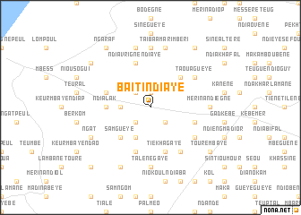 map of Baïti Ndiaye