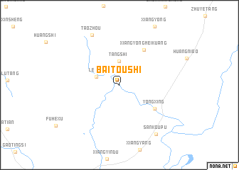 map of Baitoushi