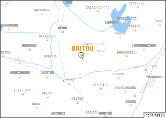 map of Baitou