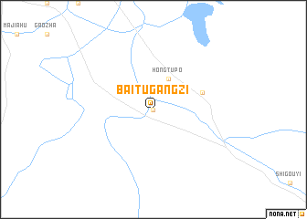map of Baitugangzi
