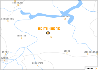 map of Baitukuang