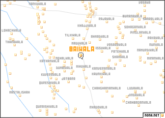 map of Bāiwāla