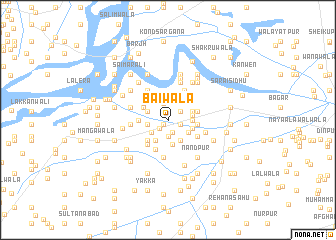 map of Bāiwāla