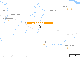 map of Baixada do Burgo