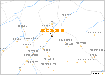 map of Baixa dʼÁgua