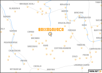 map of Baixa da Vaca