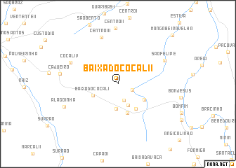 map of Baixa do Cocal II