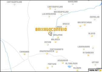 map of Baixa do Correio