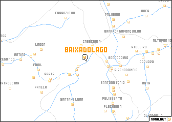 map of Baixa do Lago