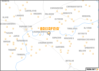 map of Baixa Fria