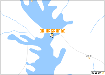 map of Baixa Grande