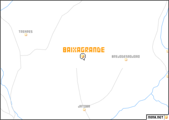 map of Baixa Grande