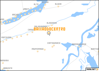 map of Baixão do Centro