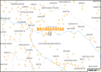 map of Baixão Grande