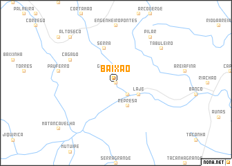 map of Baixão