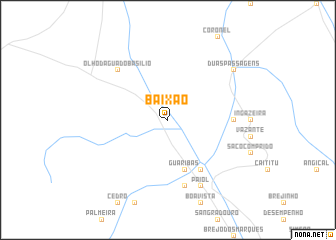 map of Baixão