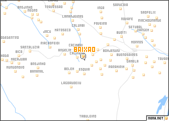 map of Baixão