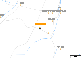 map of Baixão