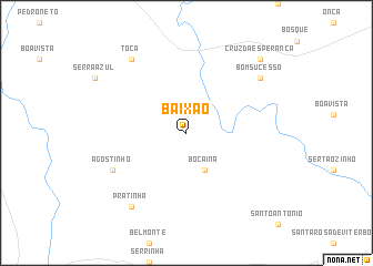 map of Baixão
