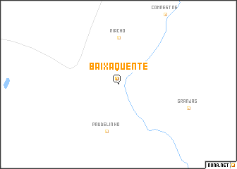 map of Baixa Quente