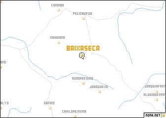 map of Baixa Sêca