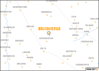 map of Baixa Verde