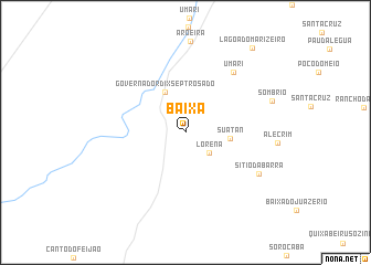 map of Baixa