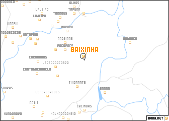 map of Baixinha