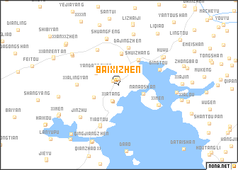 map of Baixizhen