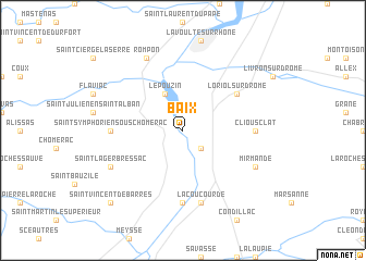 map of Baix