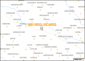 map of Baiyanglinchang