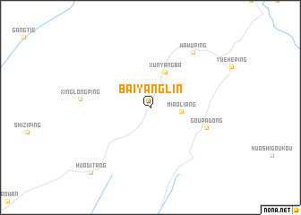 map of Baiyanglin