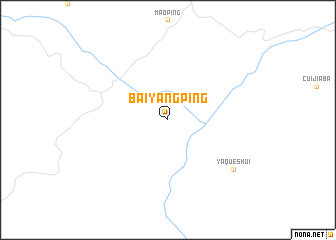 map of Baiyangping