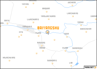 map of Baiyangshu