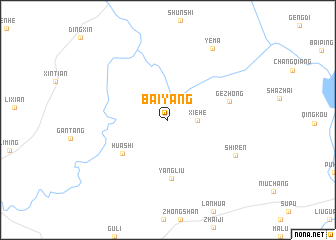 map of Baiyang