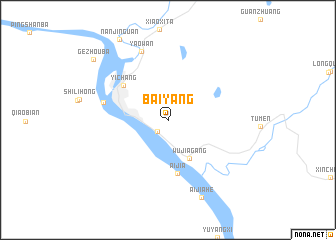 map of Baiyang