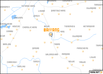 map of Baiyang