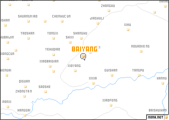 map of Baiyang