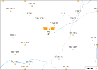 map of Baiyan