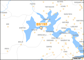 map of Baiyan
