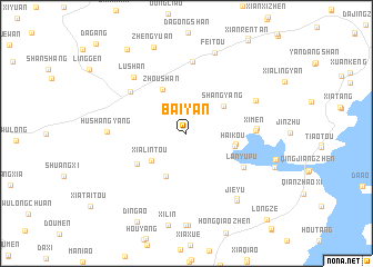 map of Baiyan