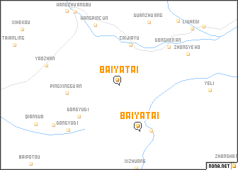 map of Baiyatai