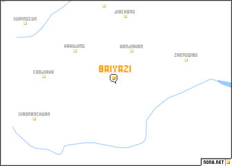 map of Baiyazi