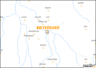 map of Baiyer River