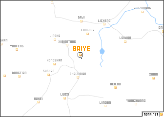 map of Baiye